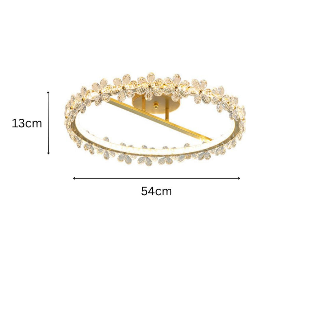 Flower Ring Modern Chandelier Light