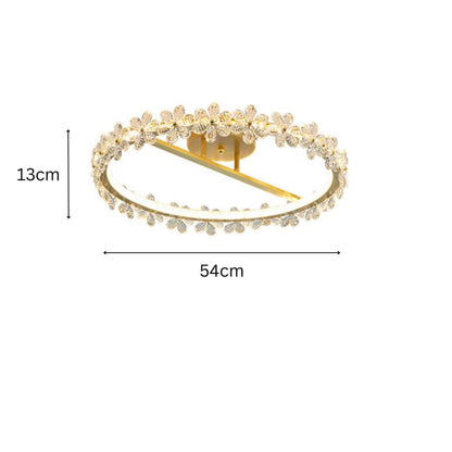 Flower Ring Modern Chandelier Light