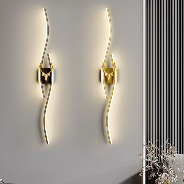 Long Curve Wall Lamp Light