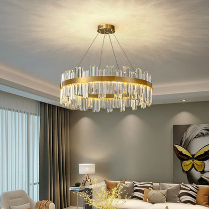 Clear Crystal Modern Chandelier Light