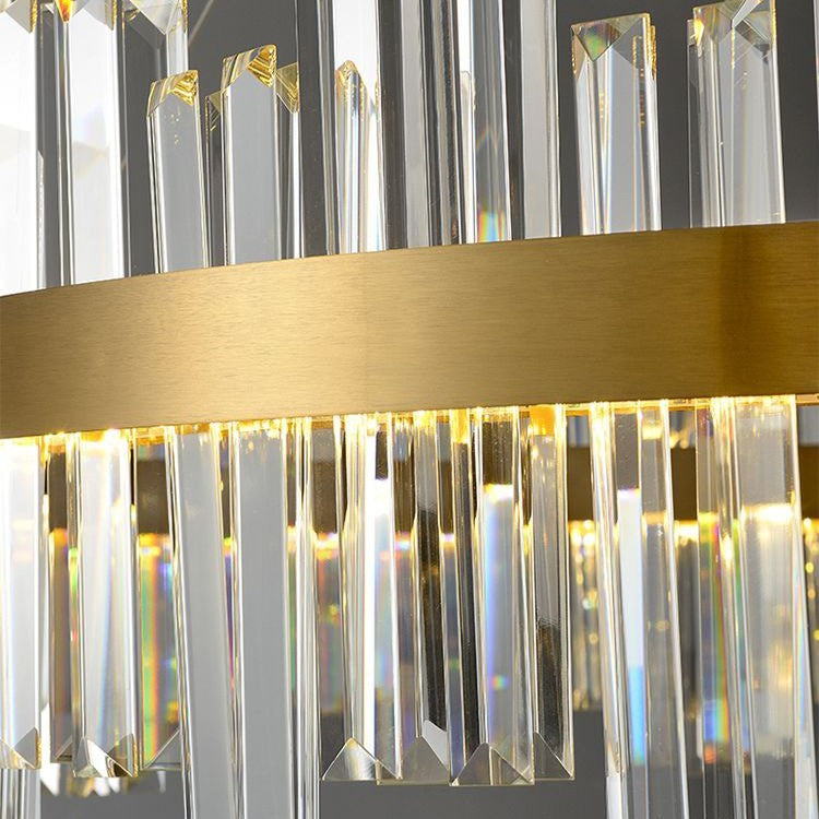 Clear Crystal Modern Chandelier Light